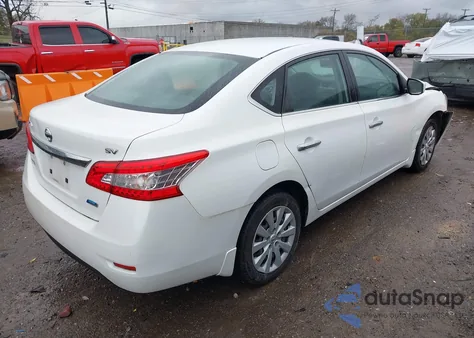 2014 Nissan Sentra Sv из США, поврежденный, VIN 3N1AB7AP5EY339016